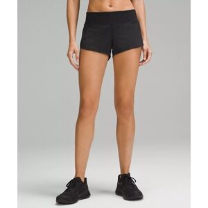 Lululemon Speed Up Short 2.5" | Low-Rise Lined | Black | Size 4